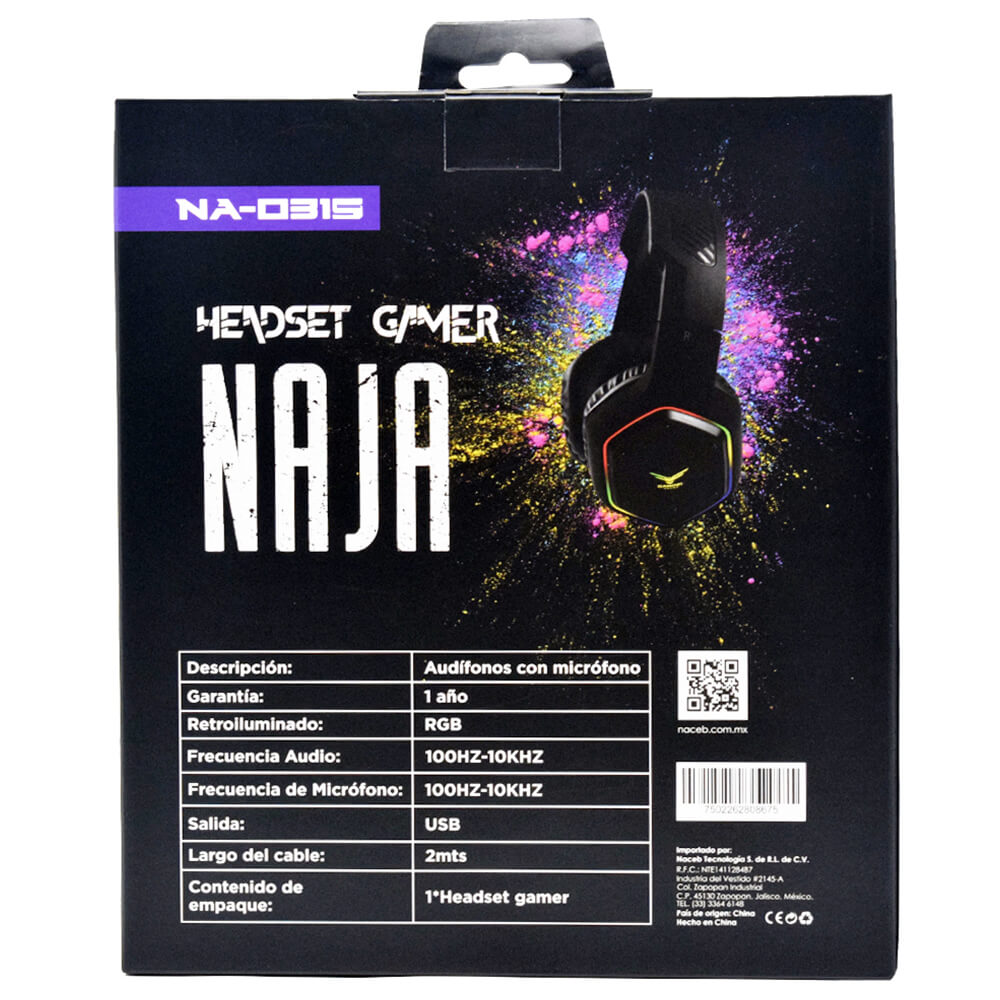 Audífonos gamer Naceb Technology NAJA NA-0315 - Image 6