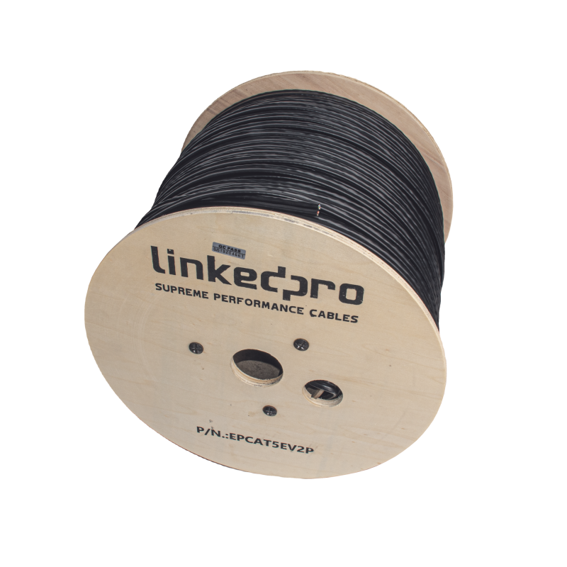 Bobina de cable siamés Cat5e