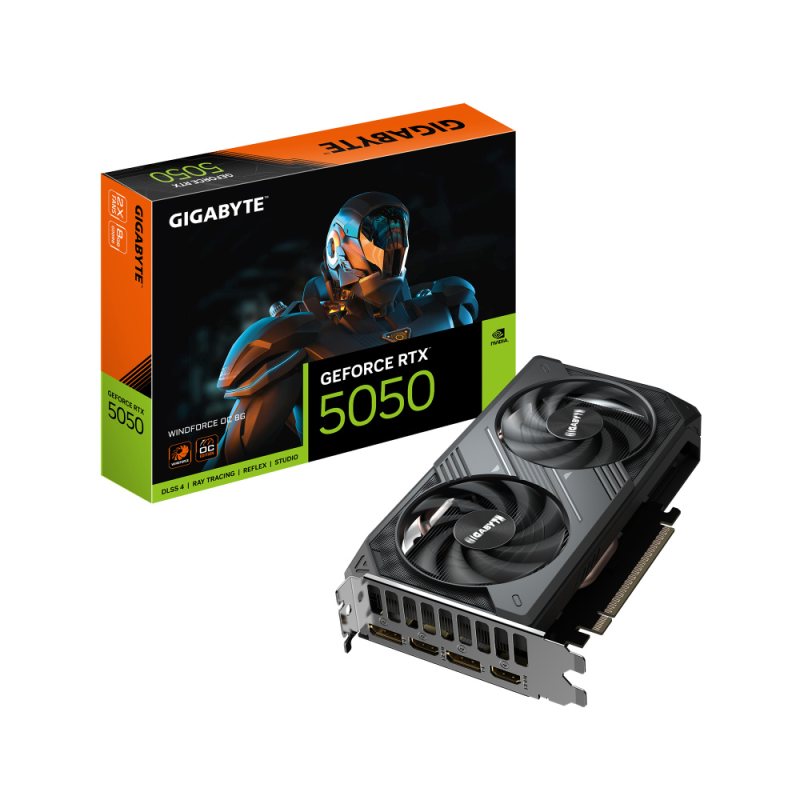 Tarjeta de Video GIGABYTE GeForce RTX 5050 OC 8GB GDDR6 PCIe 5.0