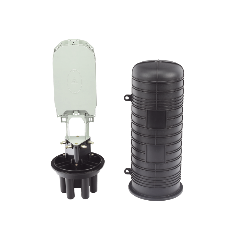 Caja de Distribución de Fibra Óptica Vertical Tipo Domo 48-96 Empalmes IP68