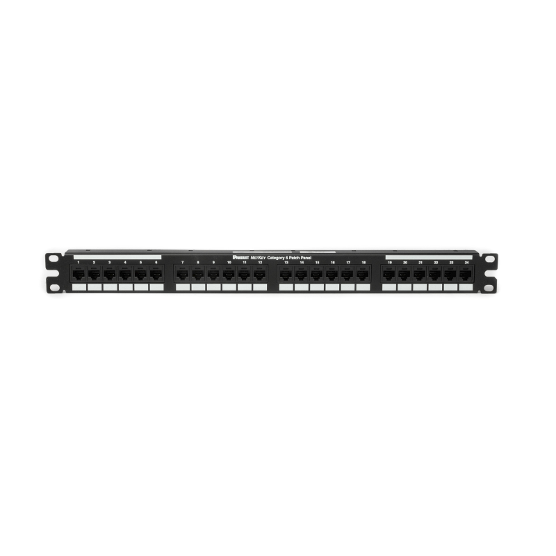 Patch Panel Cat6 24 Puertos Plano 1U Rackeable