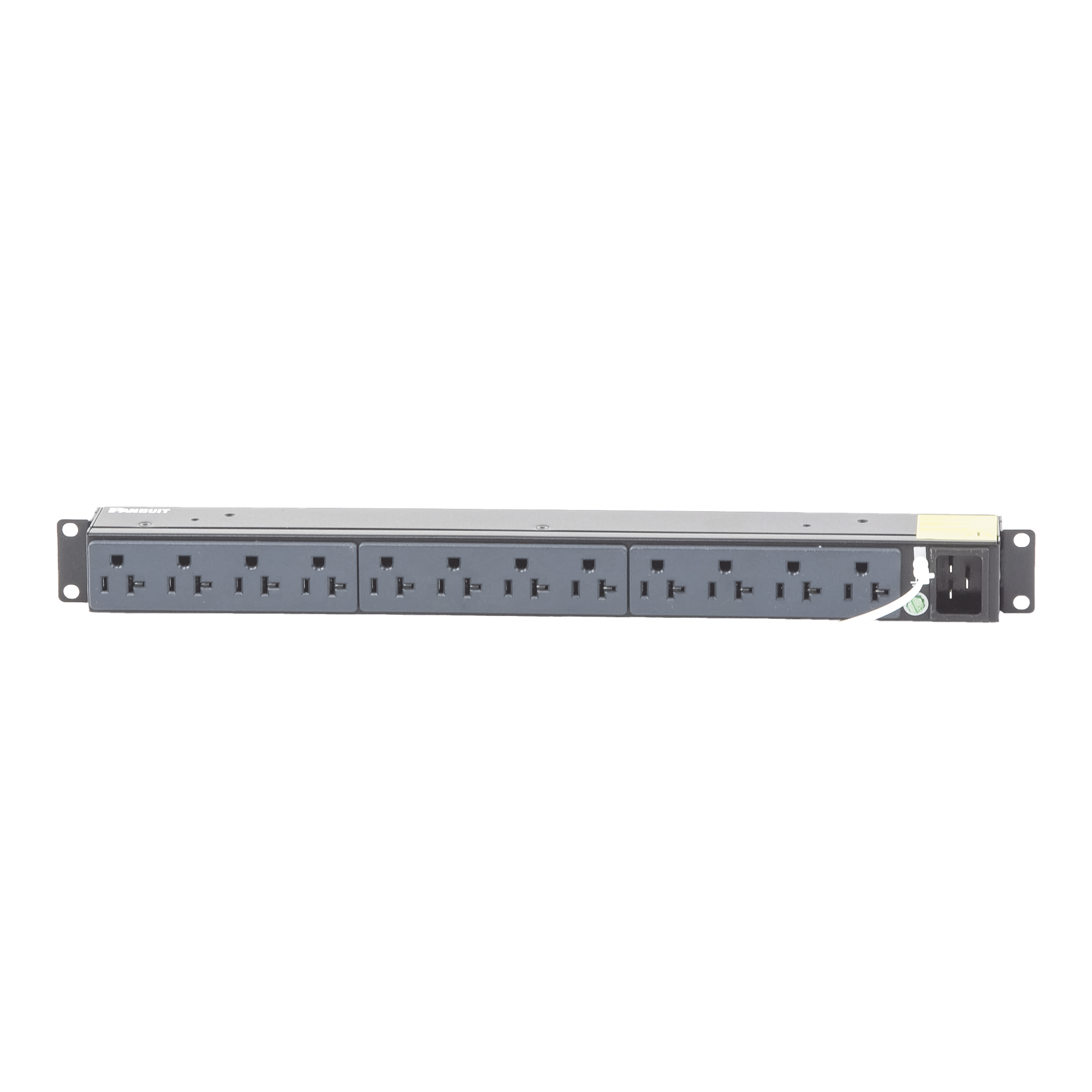 PDU Horizontal Panduit P12B01M 12 Contactos NEMA 1U Rack 19" - Image 2