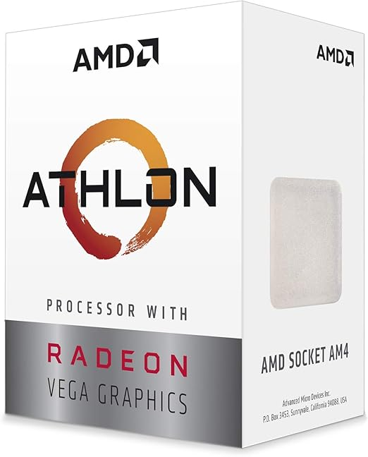 Procesador AMD Athlon 3000G con Radeon Vega 3 Integrado
