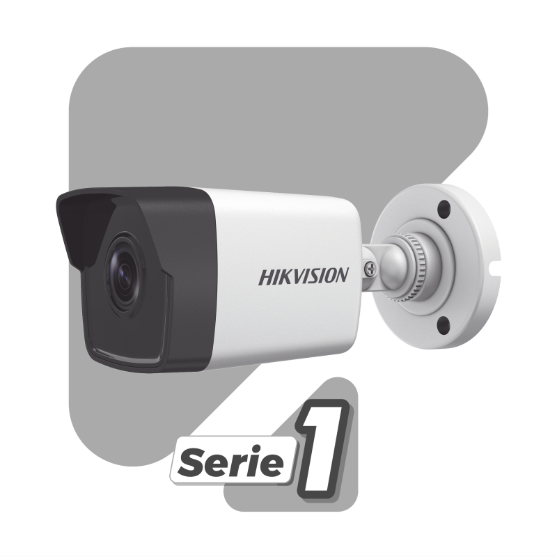 Cámara Bala IP Hikvision 4MP IR PoE DS-2CD1043G0-I(C)