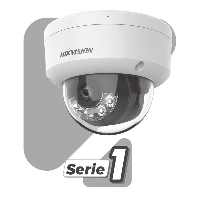 Cámara Domo IP Hikvision 4MP Dual Light AcuSense DS-2CD1143G2-LIUF