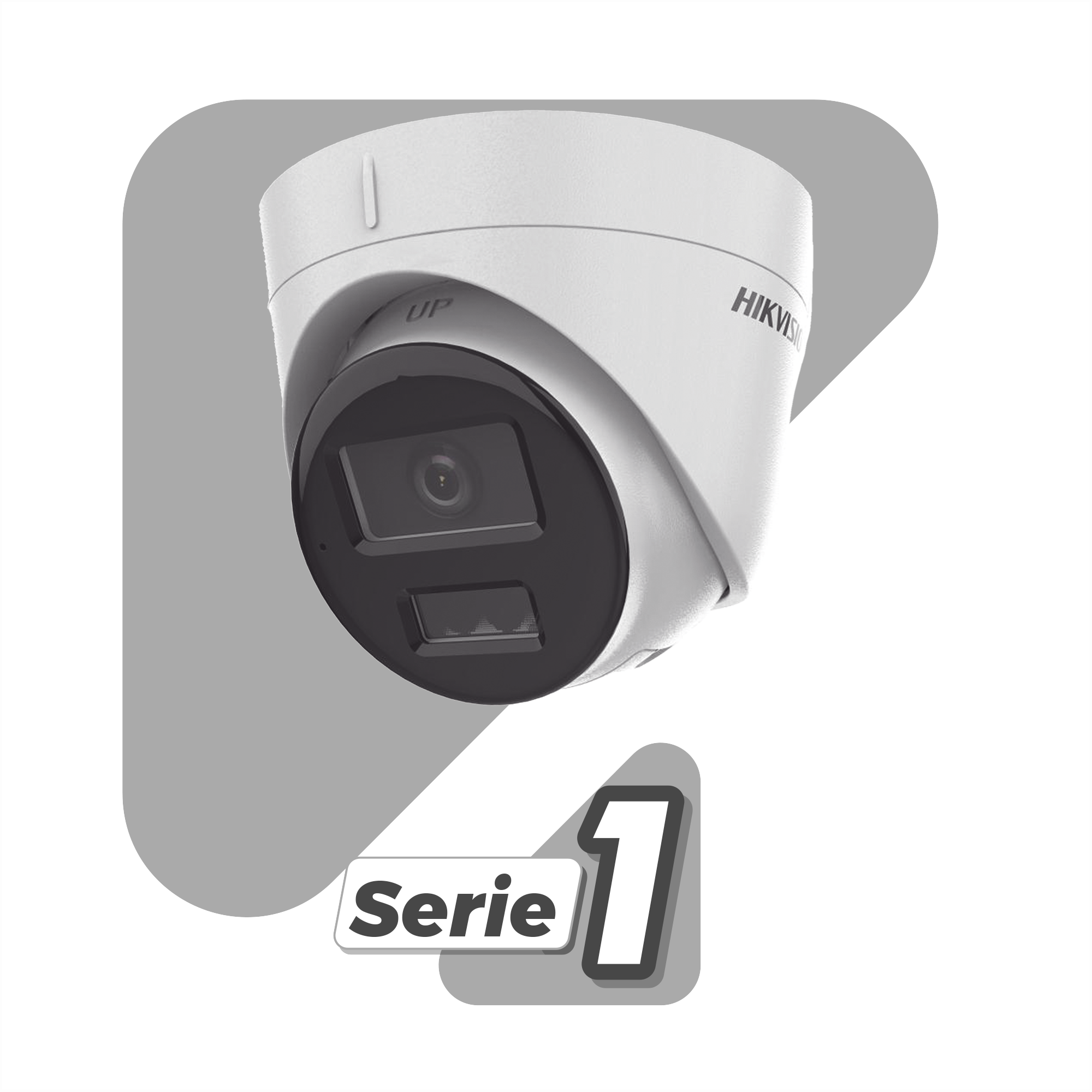 Cámara Turret IP Hikvision 4MP Dual Light AcuSense DS-2CD1343G2-LIUF