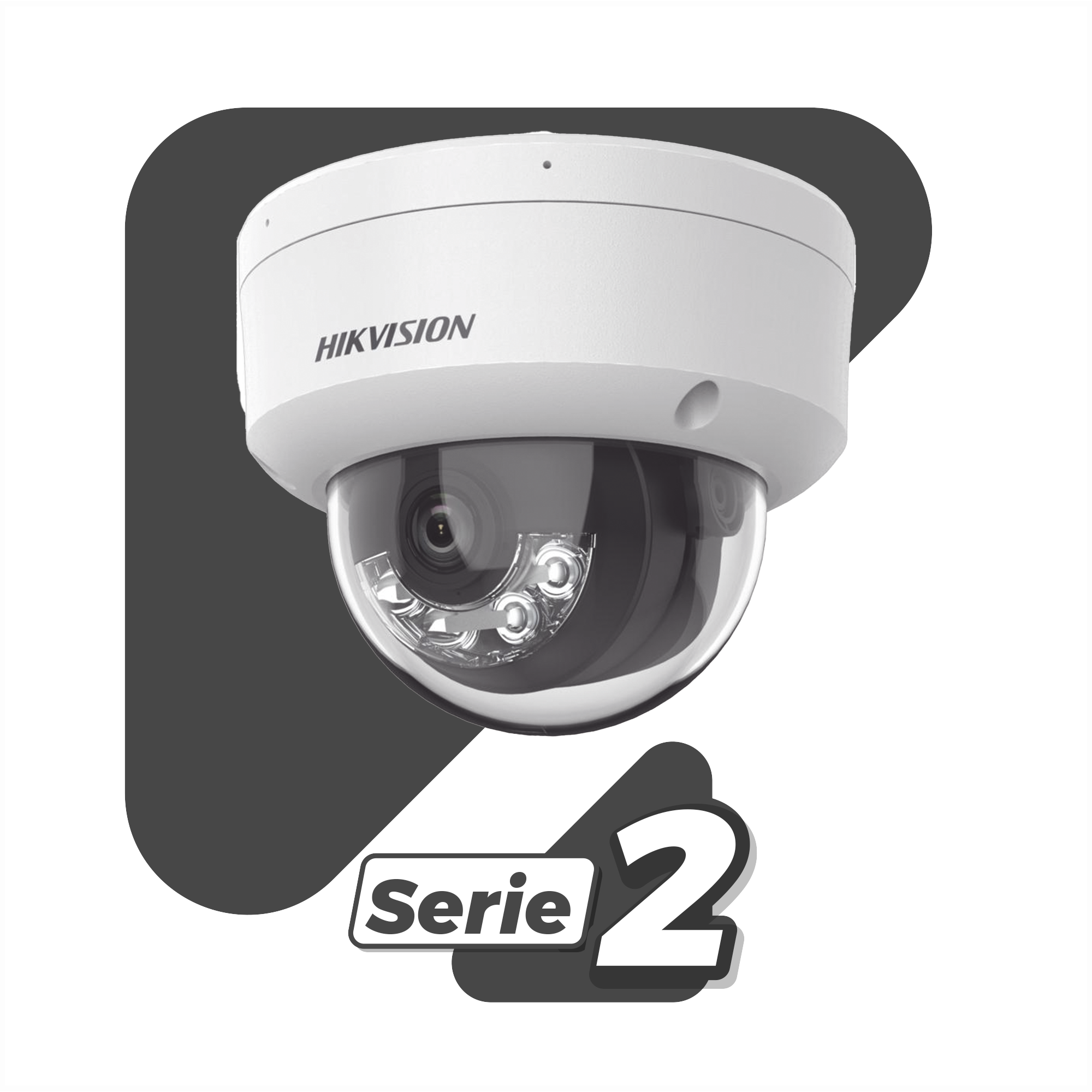 Cámara Domo IP Hikvision 6MP Dual Light AcuSense DS-2CD2163G2-LIS2U