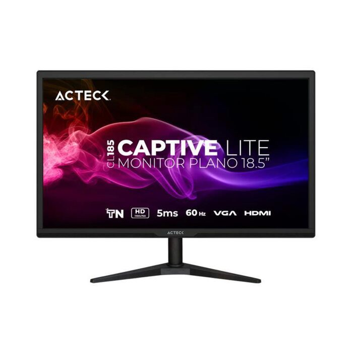 Monitor LED 18.5" HD con HDMI y VGA Acteck