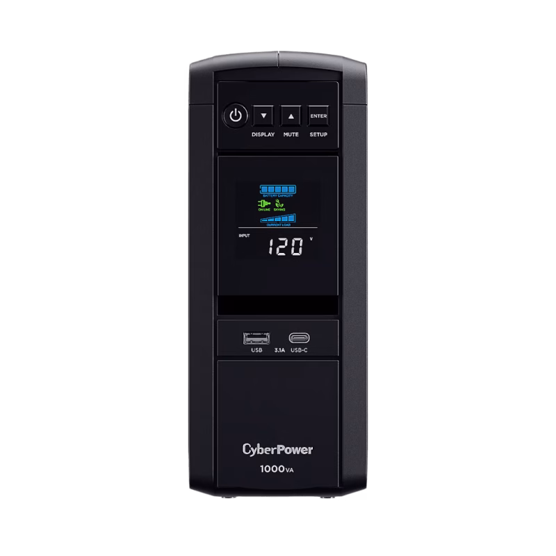 UPS CyberPower CP1000PFCLCDA 1000VA/600W Onda Senoidal Pura